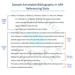 How To Write An Annotated Bibliography (Plus APA Sample) - Resourceful ...