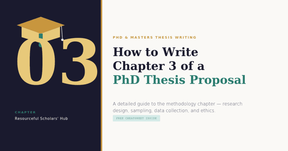 chapter 3 of a phd thesis proposal