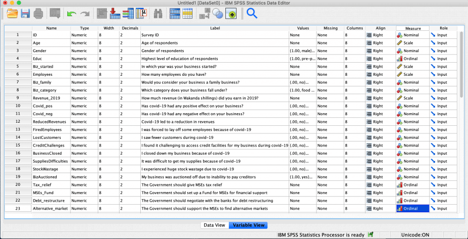 alias in spss code