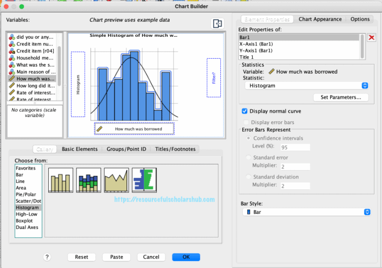 spss chart builder scale type Spss ogive