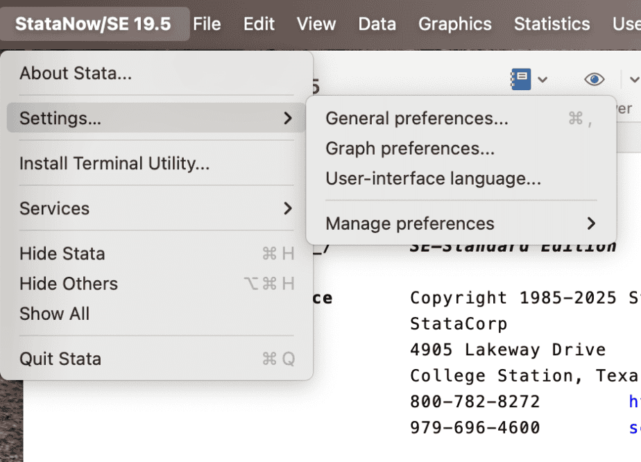 7a.General preferences