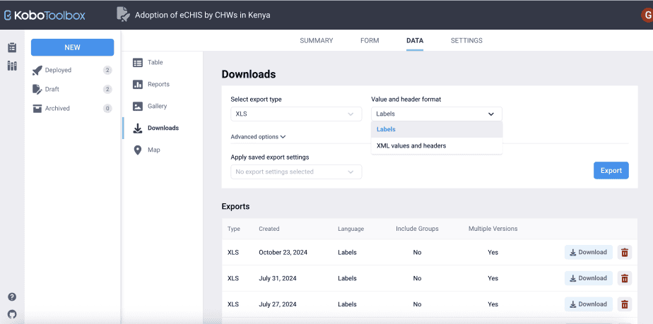 8c.Value and header format