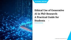 Ethical use of GenAI in PhD research